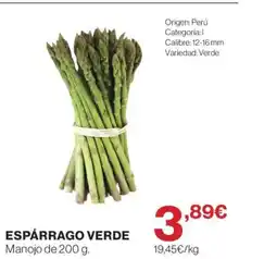 Supercor Espárrago verde oferta