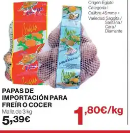 Supercor Papas de sancocha importación para freír o cocer oferta