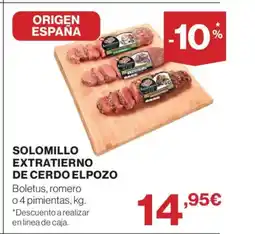 Supercor ELPOZO Solomillo extratierno de cerdo oferta