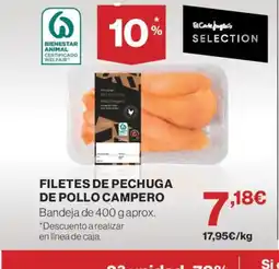 Supercor Filetes de pechuga de pollo campero oferta