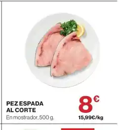 Supercor Pez espada al corte oferta