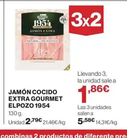 Supercor ELPOZO 1954 Jamón cocido extra gourmet oferta