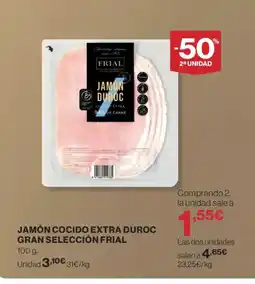 Supercor FRIAL Jamón cocido extra duroc gran selección oferta