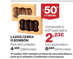 Supercor Lazos cebra o bombón oferta