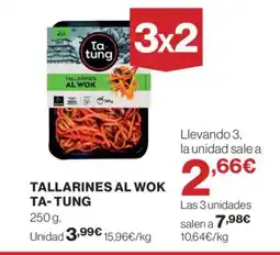 Supercor TA-TUNG Tallarines al wok oferta