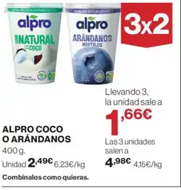 Supercor ALPRO Coco o arándanos oferta