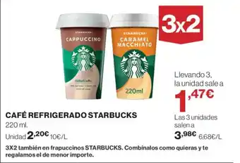 Supercor STARBUCKS Café refrigerado oferta