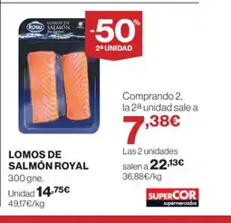 Supercor ROYAL Lomos de salmón oferta