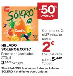 Supercor SOLERO Helado exotic oferta
