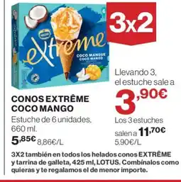 Supercor Conos extrême coco mango oferta