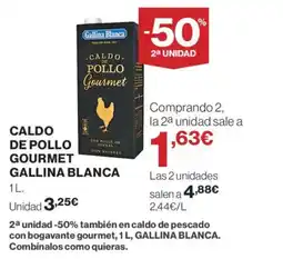 Supercor GALLINA BLANCA Caldo de pollo gourmet oferta