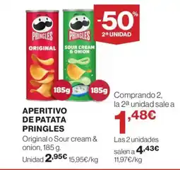Supercor PRINGLES Aperitivo de patat oferta