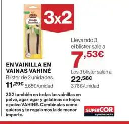 Supercor VAHINÉ En vainilla en vainas oferta