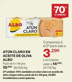 Supercor ALBO Atún claro en aceite de oliva oferta