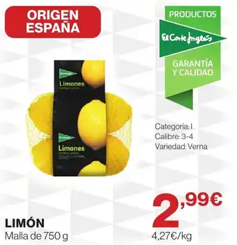 Supercor Limón oferta