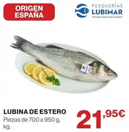 Supercor Lubina de estero oferta
