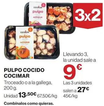 Supercor Cocimar Pulpo cocido oferta