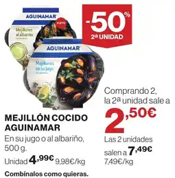 Supercor Aguinamar Mejillón cocido oferta