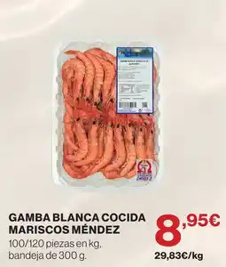 Supercor Gamba blanca cocida mariscos méndez oferta