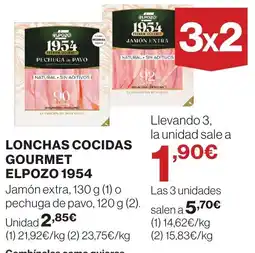Supercor Elpozo 1954 Lonchas cocidas gourmet oferta