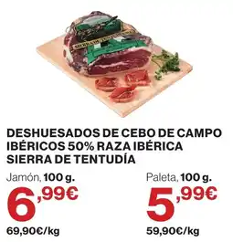 Supercor Deshuesados de cebo de campo ibéricos 50% raza ibérica sierra de tentudía oferta