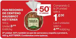 Supercor Pan redondo de centeno hausbrot ketterer oferta