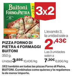 Supercor Buitoni Pizza forno di pietra 4 formaggi oferta
