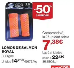 Supercor Royal Lomos de salmón oferta