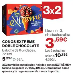 Supercor Conos extrême doble chocolate oferta