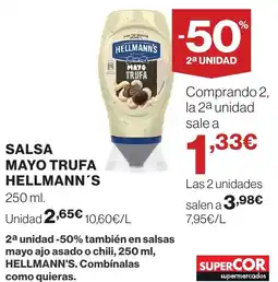 Supercor Hellmann's Salsa mayo trufa oferta