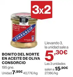 Supercor Consorcio Bonito del norte en aceite de oliva oferta