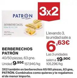 Supercor Patrón Berberechos oferta
