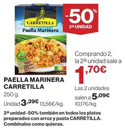 Supercor Carretilla Paella marinera oferta