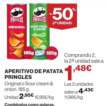 Supercor Pringles Aperitivo de patata oferta
