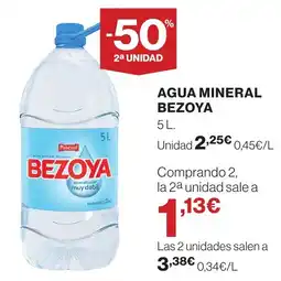 Supercor Bezoya Agua mineral oferta