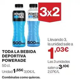 Supercor Powerade Toda la bebida deportiva oferta