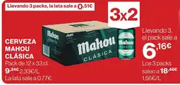 Supercor Cerveza mahou clásica oferta