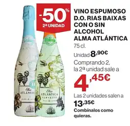 Supercor Alma Atlántica Vino espumoso d.o. rias baixas con o sin alcohol oferta