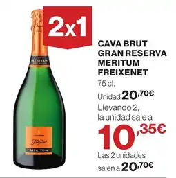 Supercor Freixenet Cava brut gran reserva meritum oferta