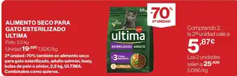 Supercor Ultima Alimento seco para gato esterilizado oferta