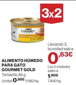 Supercor Alimento húmedo para gato gourmet gold oferta