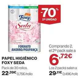 Supercor Foxy Seda Papel higiénico oferta