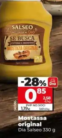 Dia Dia - mostassa original oferta