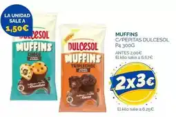 Supermercados La Despensa Dulcesol - muffins c/pepitas oferta