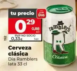 Dia Dia - ramblers cerveza clasica oferta