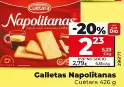 Dia Cuétara - galletas napolitanas oferta