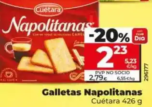 Dia Cuétara - galletas napolitanas oferta