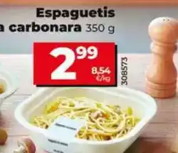 Dia Espaguetis a carbonara oferta