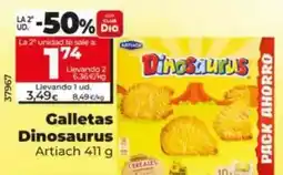 Dia Artiach - galletas dinosaurus oferta