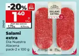 Dia Dia - salami extra oferta